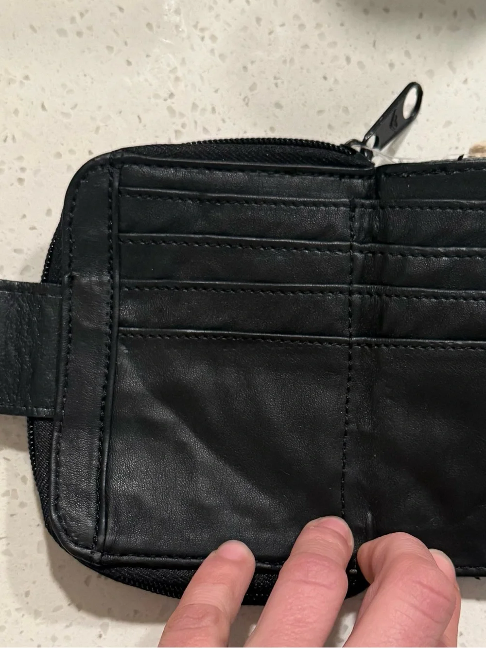 Vintage Roxy Gray Plaid Zip-Around Buckle Wallet - NWT